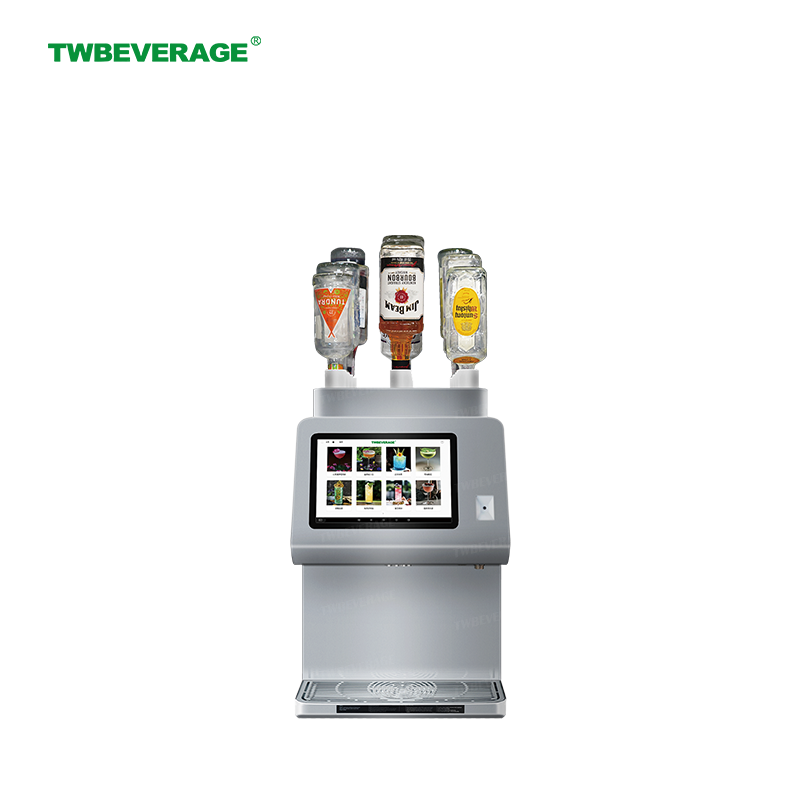 Desktop Automatic Mixed Drink Machinewith Inverted Bottle Design suppliers